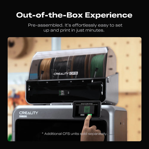 Pre-assembled, set up and printing in minutes
